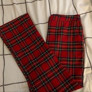 Forever 21 holiday tartan plaid pant